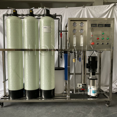 โรงงานบํารุงน้ํา RO ระยะเดียว โรงงานบํารุงน้ํา FRP Reverse Osmosis อัตโนมัติ