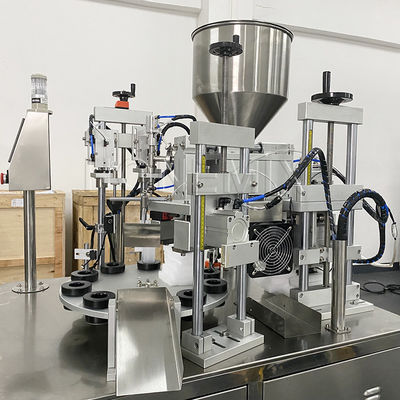 เครื่องบรรจุและปิดท่อพลาสติก Ultrasonic Rotary ครึ่งอัตโนมัติ