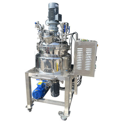 380V เครื่องผสมเอมูลซีฟิชั่นความว่าง ถัง homogenizing แบบคงที่
