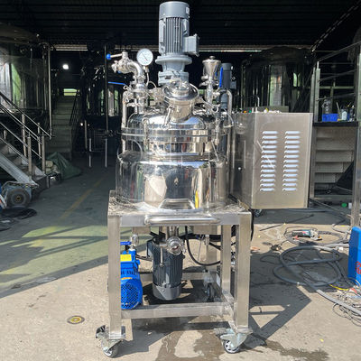 380V เครื่องผสมเอมูลซีฟิชั่นความว่าง ถัง homogenizing แบบคงที่