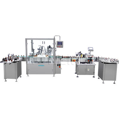 เครื่องลดน้ํามันอิเซนเซียล กระป๋องเติมปิดและเครื่องติดป้าย 2KW