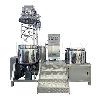 เครื่องผสมครีม homogenizer วัคิวัมคง เครื่องผสมไฮดรอลิกยก