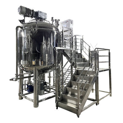 เครื่องผสมครีมเสริมความงดงามแบบว่าง เครื่อง homogenizer เครื่องผสมเอมูลซีฟิ้ง
