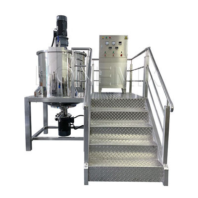 เครื่องผสมน้ํายาซักฟอก 100L-5000L เครื่องผสมน้ํายา homogenizer ชั้นเดียว