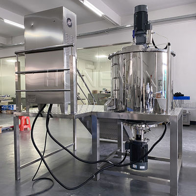 เครื่องผสมน้ํายาซักฟอก 100L-5000L เครื่องผสมน้ํายา homogenizer ชั้นเดียว