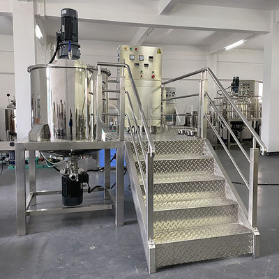 เครื่องผสมน้ํายาซักฟอก 100L-5000L เครื่องผสมน้ํายา homogenizer ชั้นเดียว