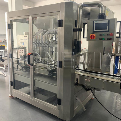 อัตโนมัติอาหารเกรด SIEMENS HMI Multiple หัวพิสตัน Jam เครื่องเติมแป้ง