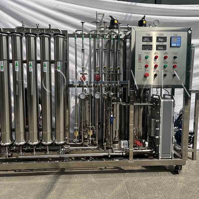 เครื่องบํารุงน้ํา 380V RO เครื่องบํารุงน้ํา 500L ระบบกรองน้ําออสโมซิสกลับ