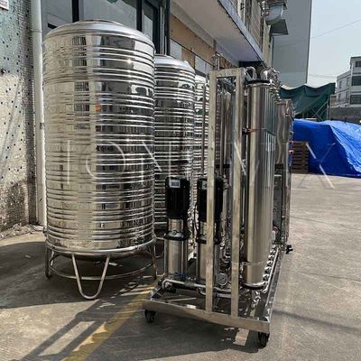 เครื่องบํารุงน้ํา 380V RO เครื่องบํารุงน้ํา 500L ระบบกรองน้ําออสโมซิสกลับ