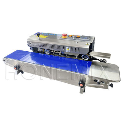 เครื่องปิดแผ่นพลาสติกแนวราบ 600W เครื่องปิดถุงพลาสติกไฟฟ้าที่ทําความร้อน