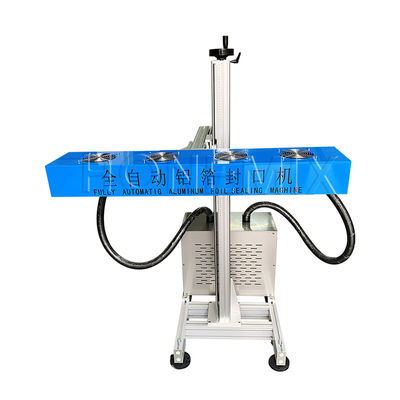 เครื่องบรรจุอัตโนมัติที่พลังงานสูง 5000W เครื่องปิดปลายขวดพลาสติก