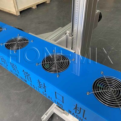 เครื่องบรรจุอัตโนมัติที่พลังงานสูง 5000W เครื่องปิดปลายขวดพลาสติก