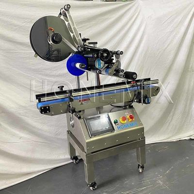 เครื่องติดป้ายขนาดเล็กแบบครึ่งอัตโนมัติ เครื่องติดป้ายพื้นที่เรียบ 220V / 50Hz
