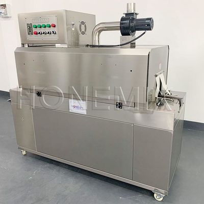 50Hz 0.35KW อัตโนมัติ เครื่องบรรจุกล่องอุโมงค์ความร้อน
