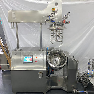 เครื่องทําครีมเสริมความงามแบบแวคิวัมอัตโนมัติ Homogenizer Mixer