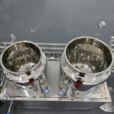 เครื่องทําครีมเสริมความงามแบบแวคิวัมอัตโนมัติ Homogenizer Mixer