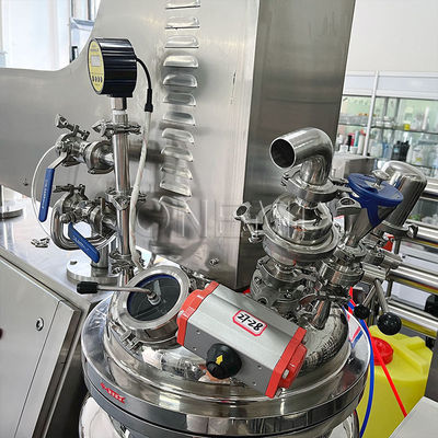 เครื่องทําครีมเสริมความงามแบบแวคิวัมอัตโนมัติ Homogenizer Mixer