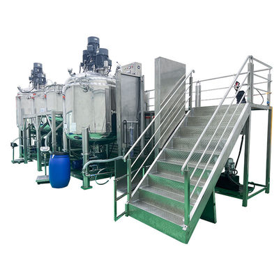 เครื่องผสมเอมูลซีฟิเกอร์ระบายความสะอาด 2000L 3000L เครื่องผลิตแป้งฟัน