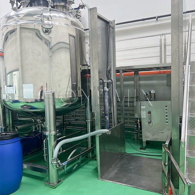 เครื่องผสมเอมูลซีฟิเกอร์ระบายความสะอาด 2000L 3000L เครื่องผลิตแป้งฟัน