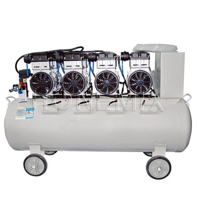 อุปกรณ์เครื่องปนูมาติกลมลดอากาศไร้น้ํามัน 3KW ความดัน 7bar