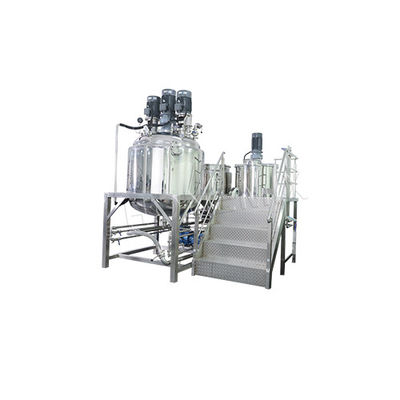 เครื่องผสมเอมูลซีฟิ้งแวคิวัมคง 1000L เครื่องทําแป้งฟัน 5.5KW
