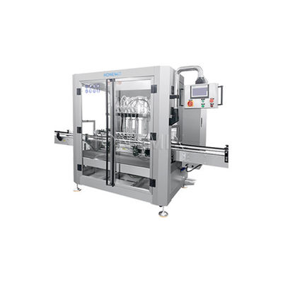 อัตโนมัติอาหารเกรด SIEMENS HMI Multiple หัวพิสตัน Jam เครื่องเติมแป้ง