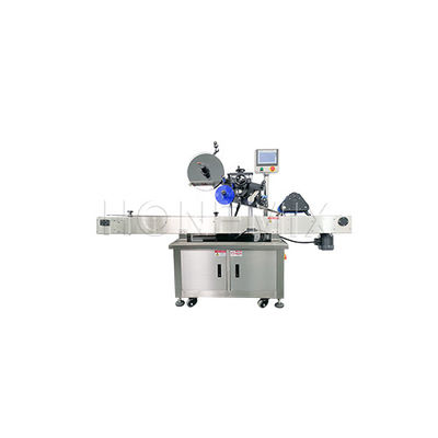 เครื่องติดป้ายสติ๊กเกอร์ชั้นบน 2KW ปรับแต่งสําหรับขวดกระป๋อง